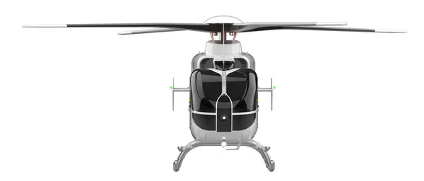 Helikopter Modern Diisolasi Pada Latar Belakang Putih — Stok Foto