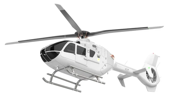 Сучасний Вертоліт Ізольований Білому Тлі — стокове фото