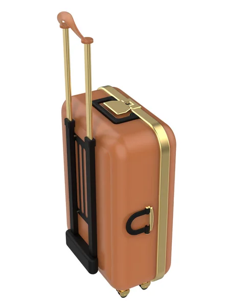 Luggage Travel White Background — Stock Photo, Image