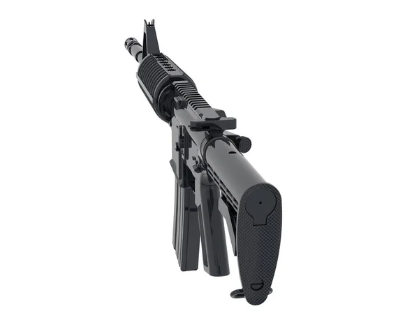 Maskinpistol Våpen Gjengivelsesillustrasjon – stockfoto