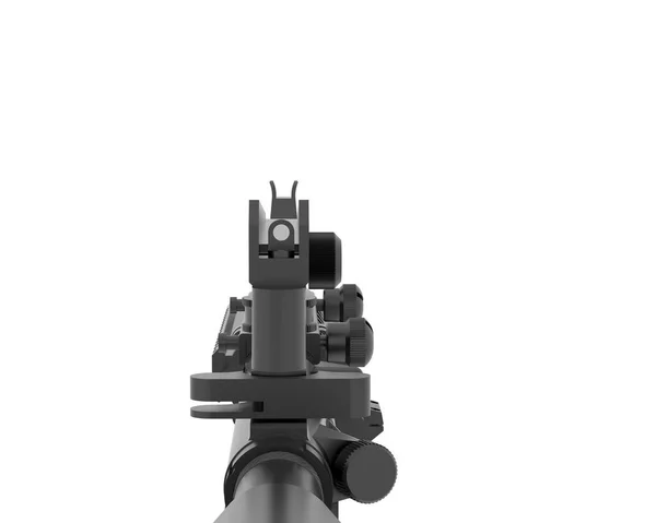 Maskingevär Vapen Återgivning Illustration — Stockfoto