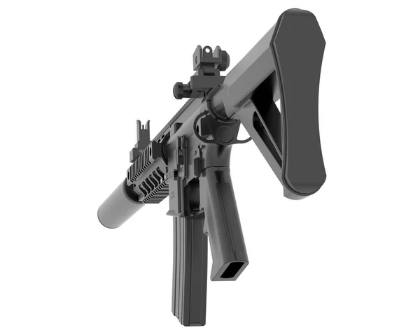 Ametralladora Arma Ilustración Representación — Foto de Stock