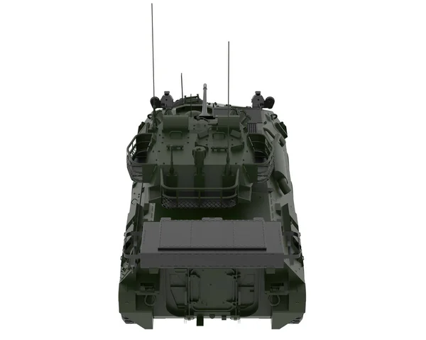 Military Armored Vehicle Isolated White Background — Stock Photo, Image
