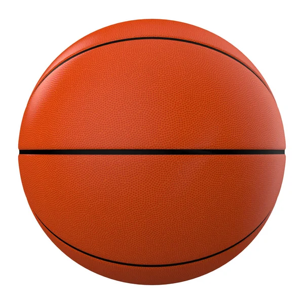 Баскетбольный Мяч Изолирован Заднем Плане Рендеринг Иллюстрация — стоковое фото