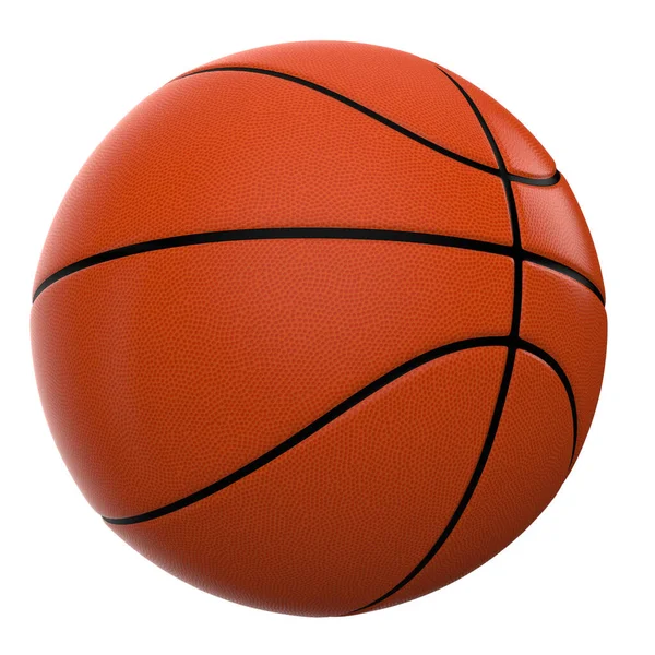 Basketball Ball Isolated Background Rendering Illustration — Stock Photo, Image