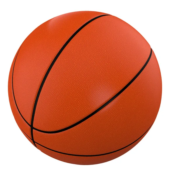 Basketbal Geïsoleerd Achtergrond Weergave Illustratie — Stockfoto