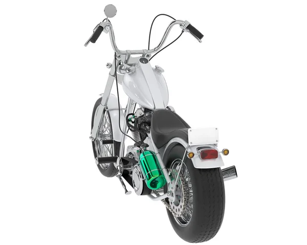 Darstellung Von Motorrädern Isoliert Auf Weißem Hintergrund — Stockfoto