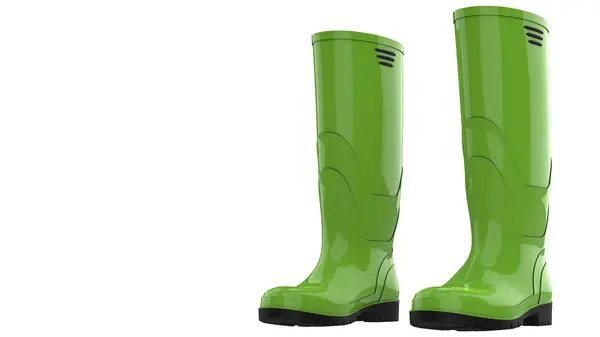 Rain Boots Isolated White Background — Stock Photo, Image