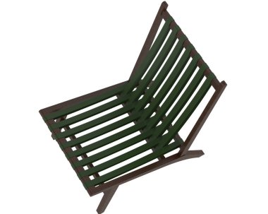  Beyaz arka plan üzerinde izole Bahçe sandalye