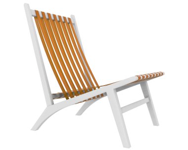  Beyaz arka plan üzerinde izole Bahçe sandalye