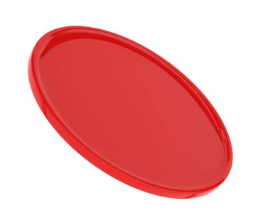 Beyaz arka planda askeri bir kalkanın 3 boyutlu yansıması