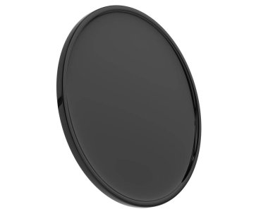 Beyaz arka planda askeri bir kalkanın 3 boyutlu yansıması