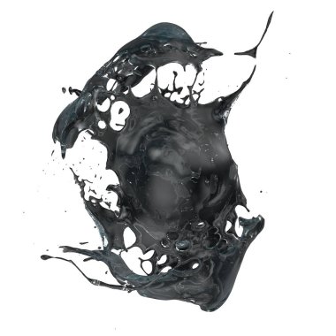 renk splash beyaz zemin üzerine