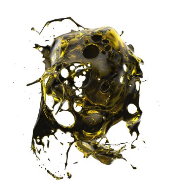 renk splash beyaz zemin üzerine