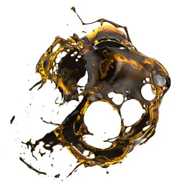 renk splash beyaz zemin üzerine