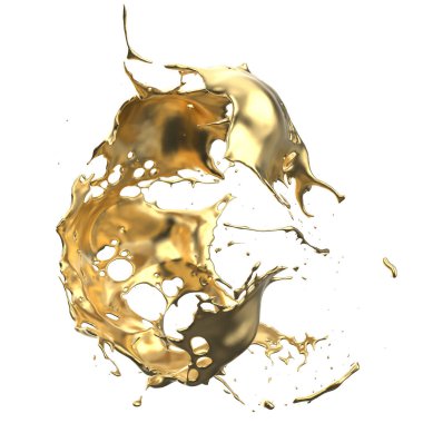 renk splash beyaz zemin üzerine