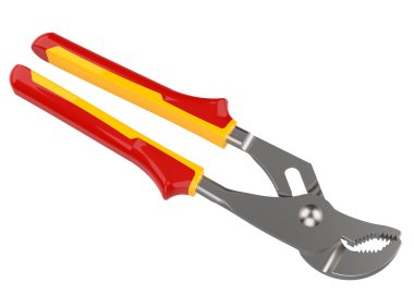 Su pompası pensesi yakın çekim sahnesi arka planda izole edilmiş. Büyük yayınlar ya da baskılar için ideal. 3d görüntüleme - illüstrasyon