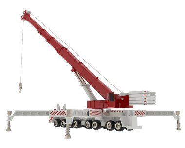 Crane izole. 3d görüntüleme - illüstrasyon