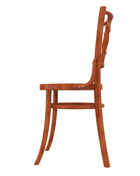 Beyaz Arkaplanda Izole Edilmiş Sandalye — Stok fotoğraf