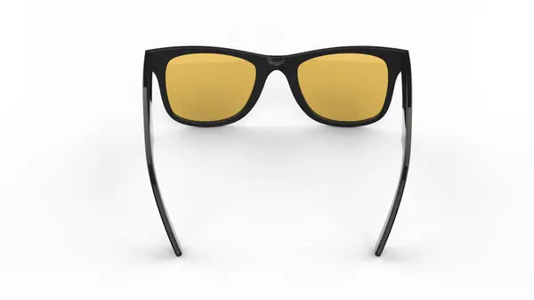 白い背景に隔離されたメガネ 3Dレンダリング イラスト — ストック写真