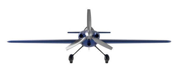 Illustrazione Xtreme Air Sbach 342 Blu Isolato Sfondo Bianco Monoplano — Foto Stock