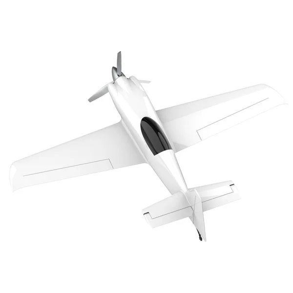 Xtremeair Sbach 342の3Dイラストは 白い背景に単離されています 2席のエアロバティックとツーリングモノレーン — ストック写真