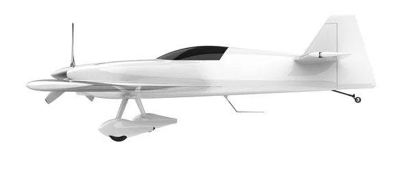 Xtreme Air Sbach 342在白色背景下分离的3D图像 双座特技飞行和旅游单翼飞机 — 图库照片