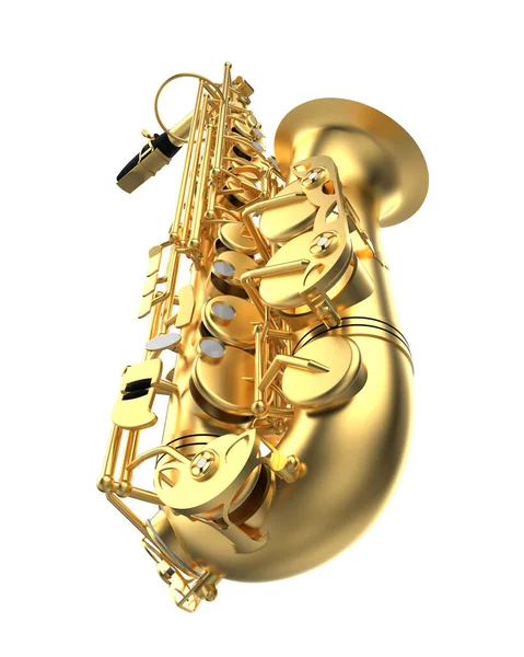 Instrument Muzical Saxofon Aproape — Fotografie, imagine de stoc