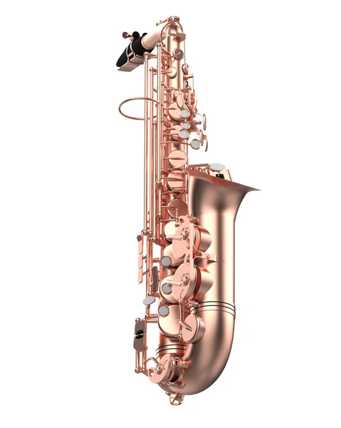 Instrumento Musical Saxofone Close — Fotografia de Stock