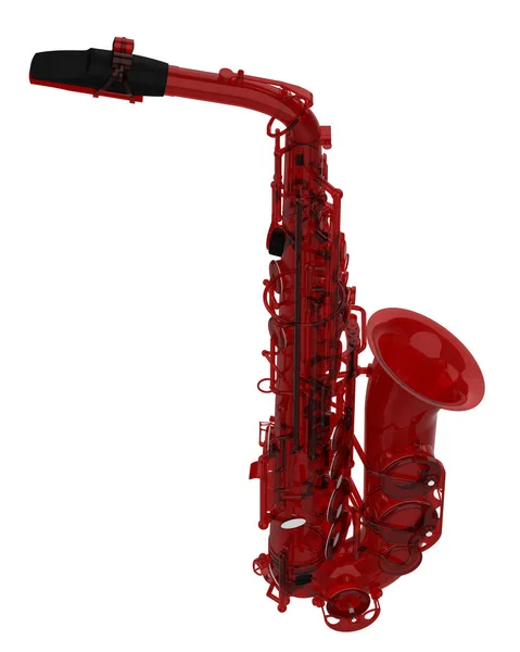 Instrument Muzyczny Saksofon Zbliżenie — Zdjęcie stockowe