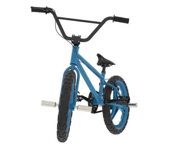 Moderna Cykel Vit Bakgrund — Stockfoto