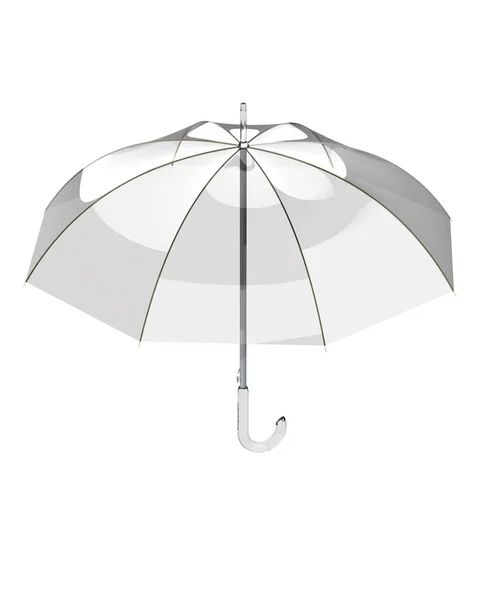 Opened Umbrella Isolated White Background — Stock Photo, Image