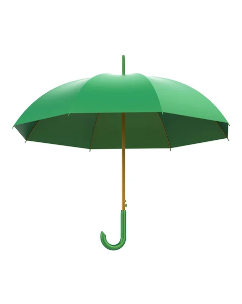 Illustration Des Geöffneten Schirms Isoliert Auf Weißem Hintergrund — Stockfoto