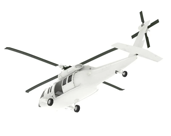 现实的3D直升机近距离飞行 — 图库照片