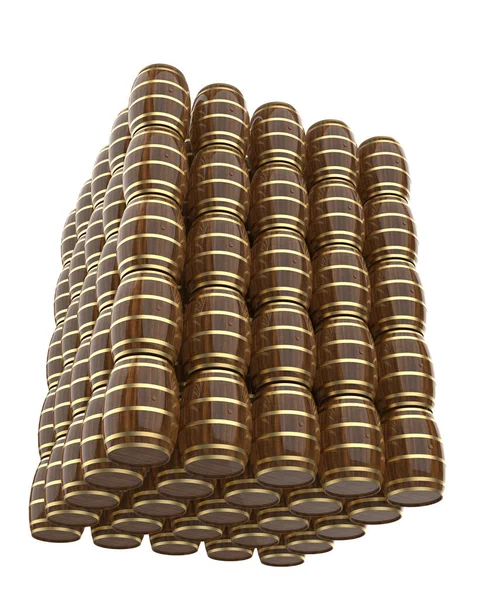 Halom Csokoládé Csoki Rúd Fehér Alapon — Stock Fotó