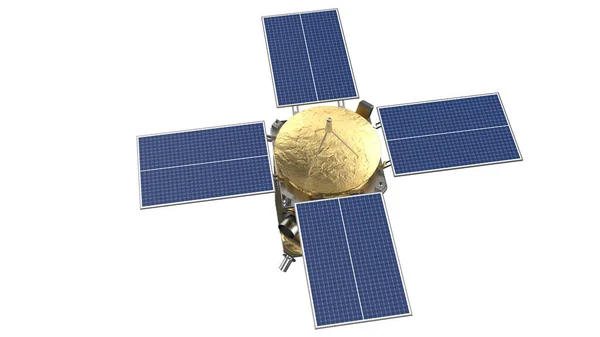 Satellite White Background — Stock Photo, Image
