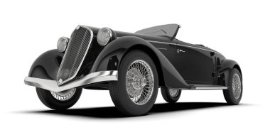 Alfa Romeo 6C 2300 S Touring Pescara Spider 3 d illüstrasyon