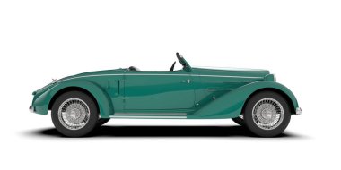 Alfa Romeo 6C 2300 S Touring Pescara Spider 3 d illüstrasyon