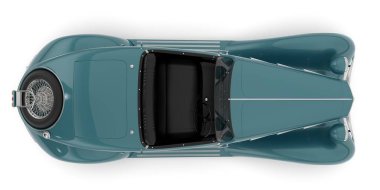 Alfa Romeo 6C 2300 S Touring Pescara Spider 3 d illüstrasyon