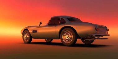 BMW model araba. Kapatın.