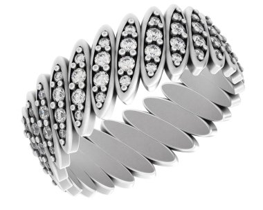 Üç boyutlu değerli yüzük.