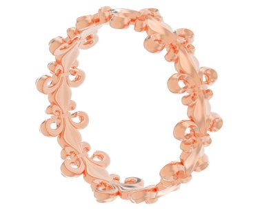 Üç boyutlu değerli yüzük.