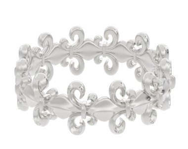 Üç boyutlu değerli yüzük.