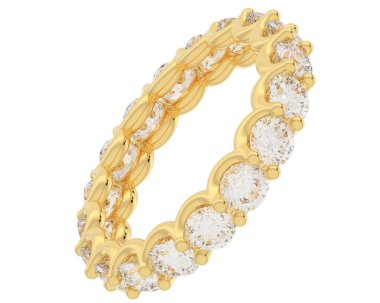 Çok güzel dekoratif değerli bir mücevherin üç boyutlu resmi.