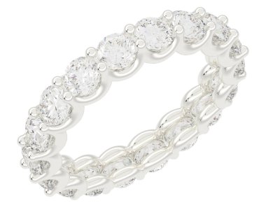 Çok güzel dekoratif değerli bir mücevherin üç boyutlu resmi.