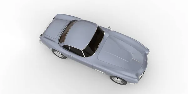 Візуалізація Автомобіля Білому Тлі — стокове фото