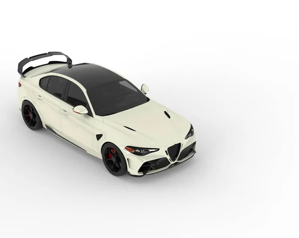 Alfa Romeo Sportwagen Isoliert Auf Weißem Hintergrund — Stockfoto