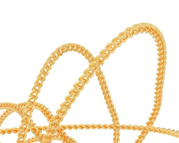 美しい装飾的な貴重な宝石の3Dイラスト — ストック写真