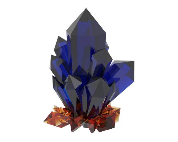 Kryształ Błękitnego Klejnotu — Zdjęcie stockowe
