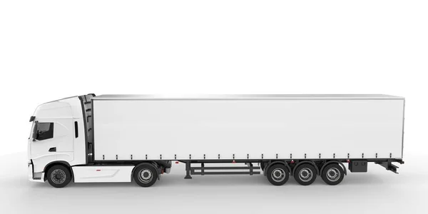 Rendering Von Lastkraftwagen Isoliert Auf Weißem Hintergrund — Stockfoto